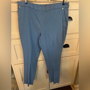 Anne Klein Blue Straight Leg Pants size XL